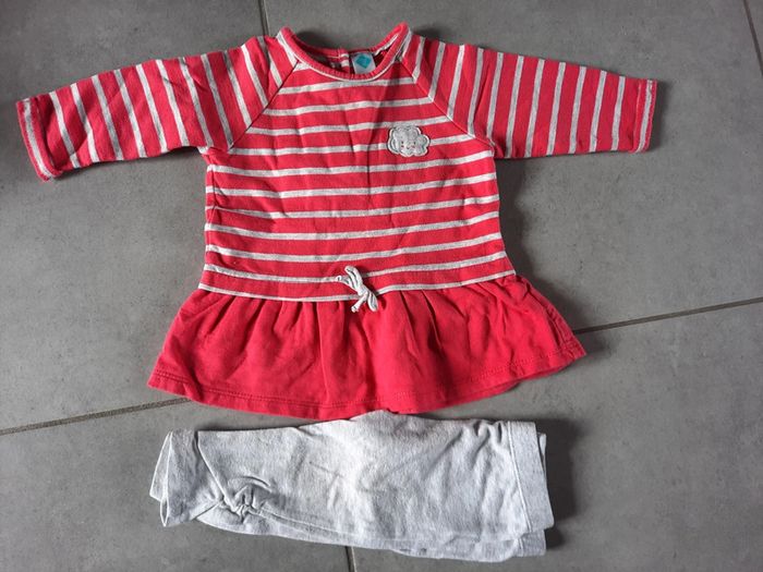 Lot de 6 tenues bébé fille 6 mois - photo numéro 5
