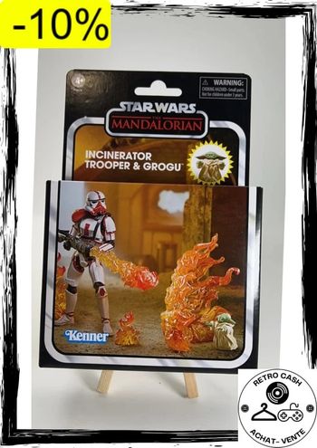 Star Wars - The Vintage Collection - Figurine Incinerator Trooper & Grogu 10 cm