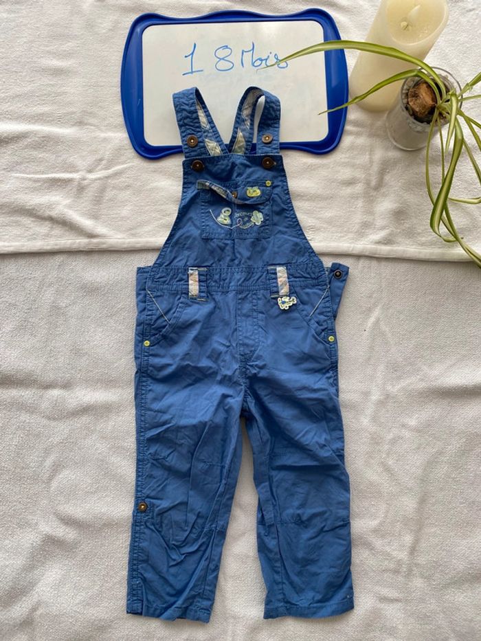 Salopette longue transformable en salopette courte / short - Sergent Major - 18 mois - TBE