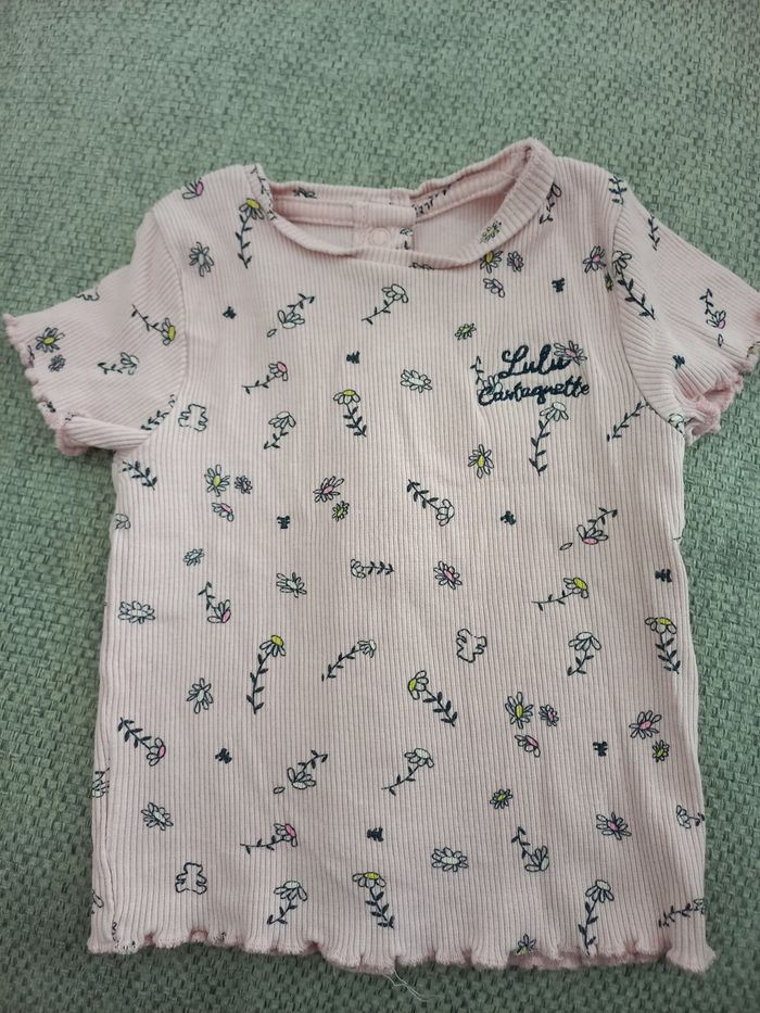 Tee-shirt lulucastagnette 6 mois