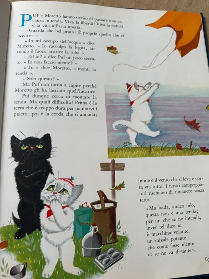 Livre ancien rare italien Animali Parlanti a cura di Pierre Probst Carolina Principato Hachette - photo numéro 12