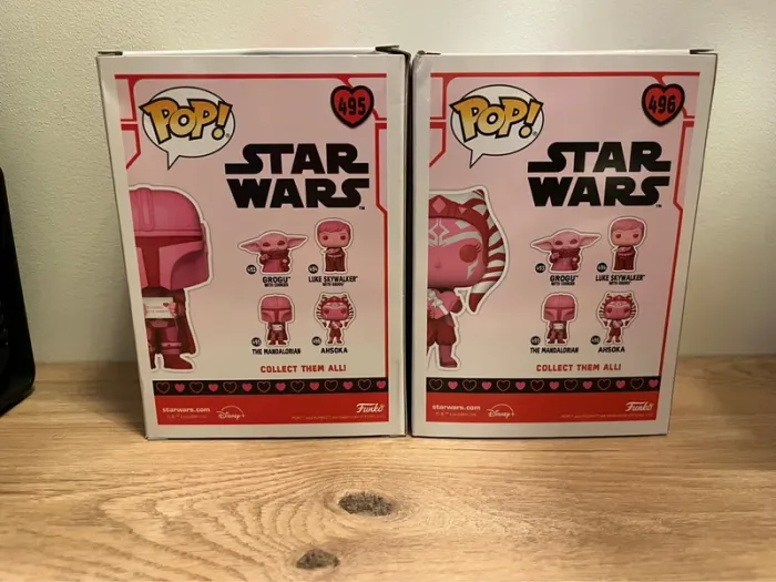 Lot 2 Figurines Pop Mandalorian 495 / Ahsoka 496 - photo numéro 2