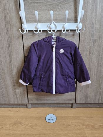 Vêtement Bébé Fille - Doudoune réversible - Sergent Major - 24 mois 86 cm