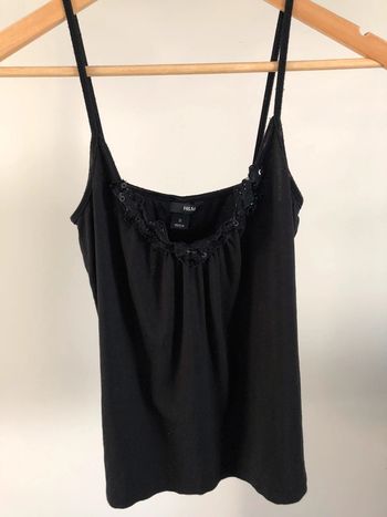 Top/débardeur noir H&M taille S