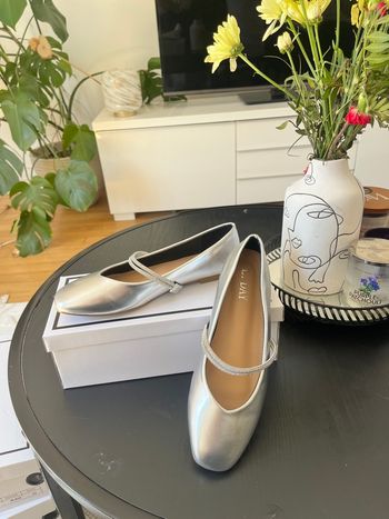 Ballerine, argentées