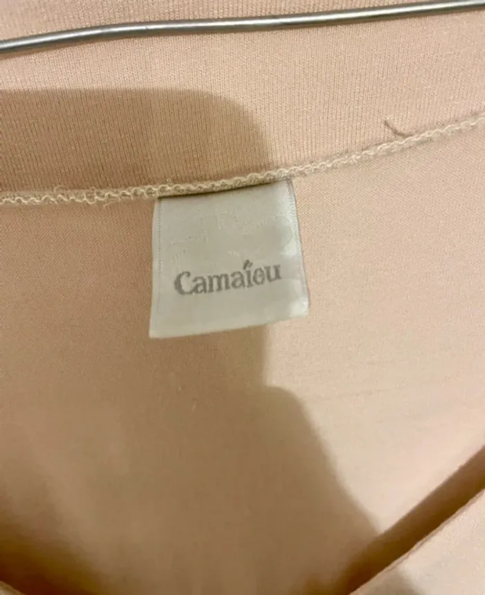 Robe beige fluide Camaïeu – Taille M - photo numéro 4