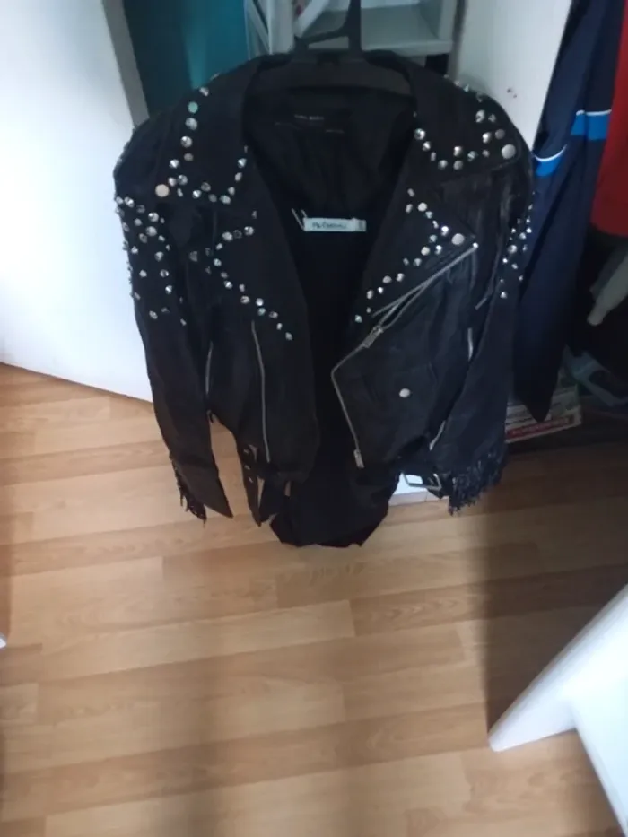 Superbe veste biker Zara t s - photo numéro 2