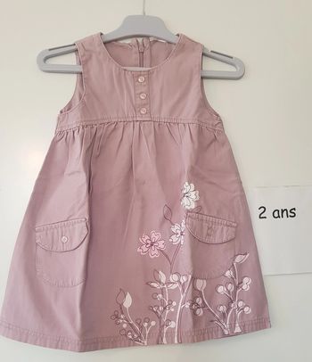 Robe fleurs 2 ans