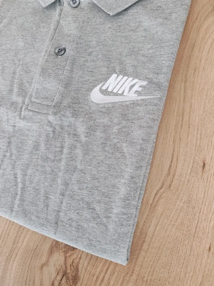 Polo homme taille L t-shirt Nike gris - photo numéro 2