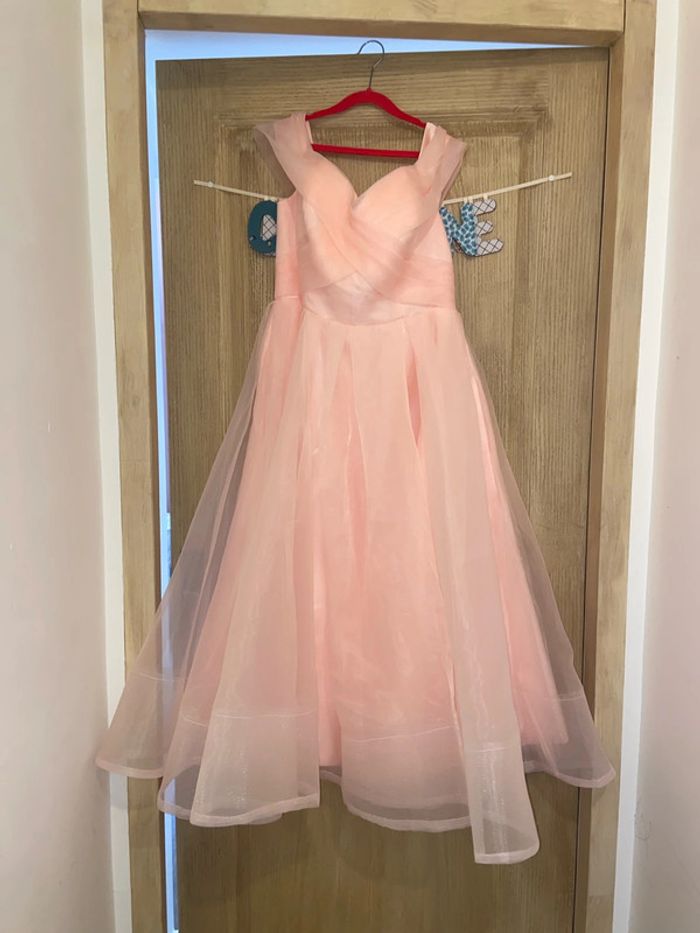 Robe cocktail rose