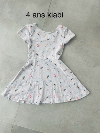 Robe 4 ans kiabi perroquet