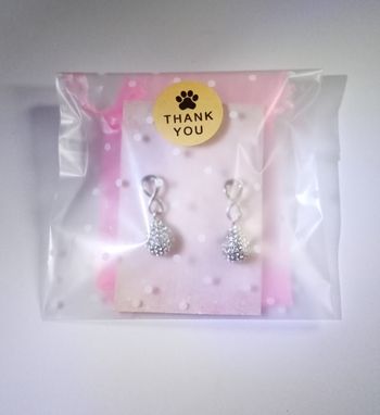 Boucles d'oreilles argentées fête