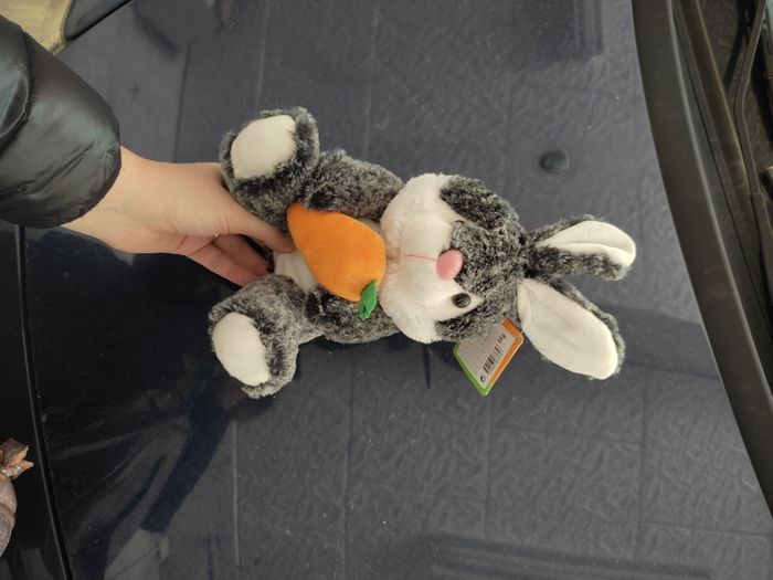 Peluche lapin de Pâques - photo numéro 3