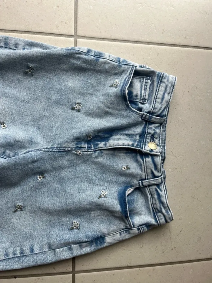 Jean Mom Tape à l'oeil taille 12 ans - photo numéro 3