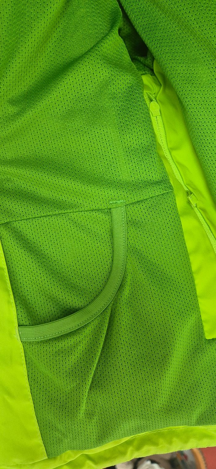 Coupe vent multi-usages multipoches vert flashy 8 ans - photo numéro 5