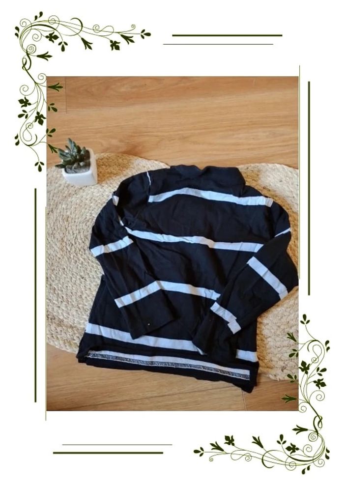 Polo manches longues taille 4 ans marque eldys en très bon état - photo numéro 2