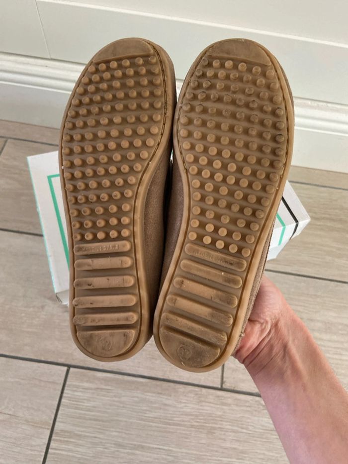 Mocassins cuir scratch portés 1 fois - photo numéro 4