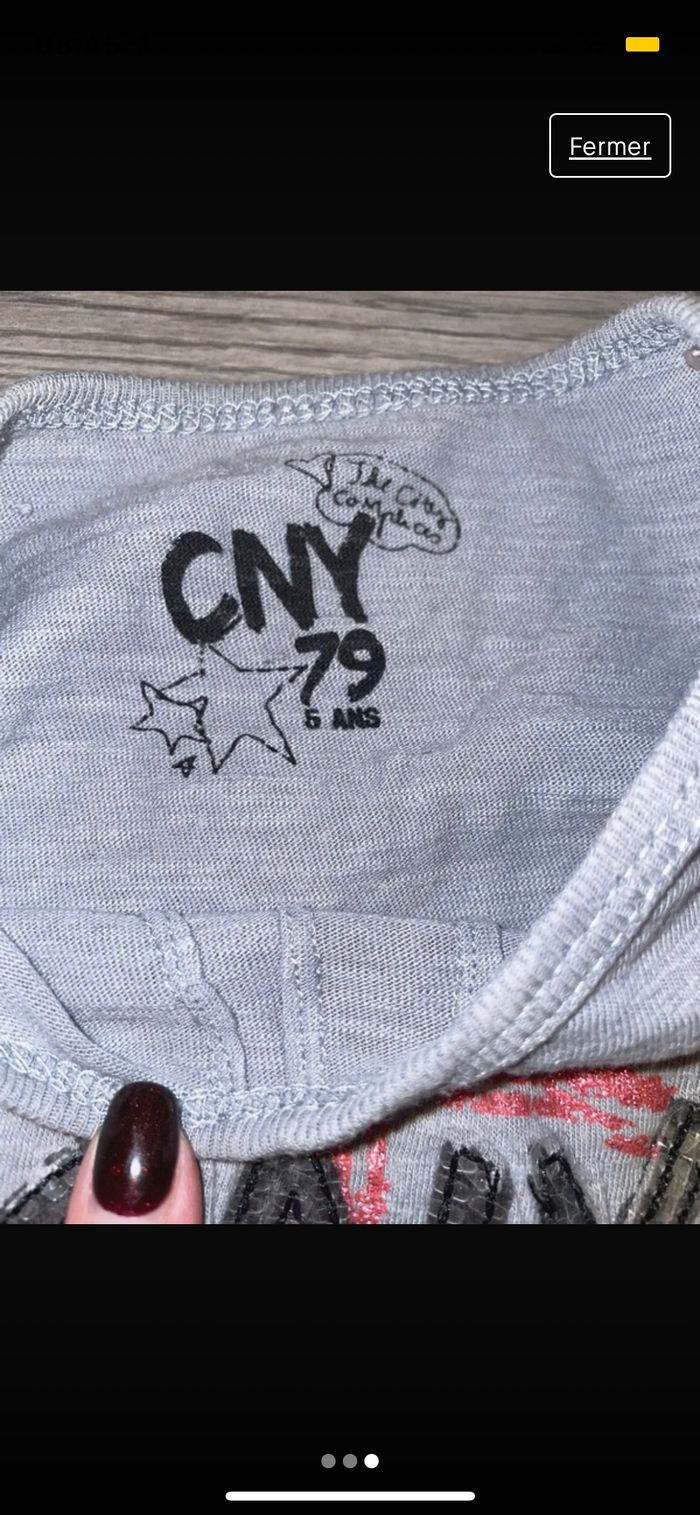 T-shirt 5 ans - photo numéro 3