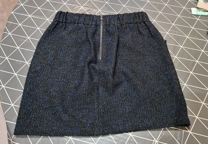 Jupe Y*Coo Paris  T S bleue marine - photo numéro 2