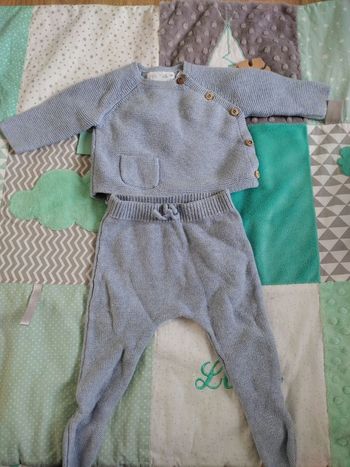 Ensemble laine maille Zara nouveau né