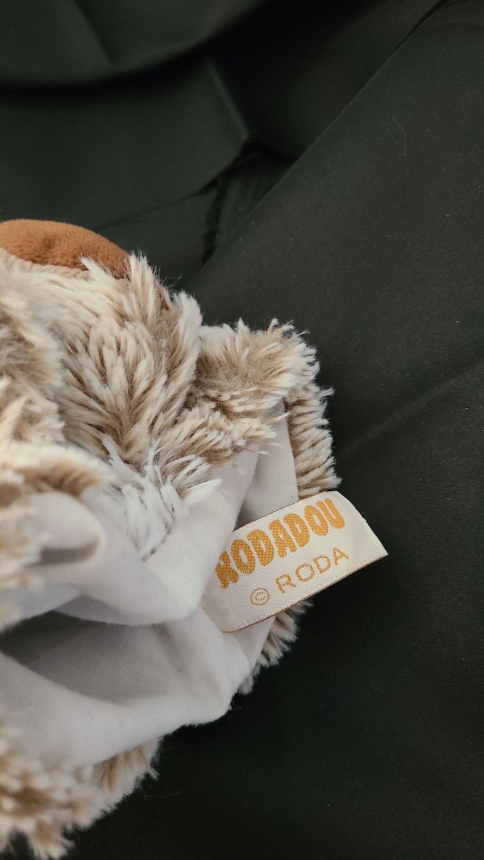 RODADOU RODA DOUDOU MARMOTTE REFLET MARRON GRIS CHINE - photo numéro 4