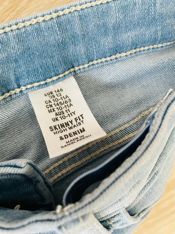 Jeans skinny fille Zara 11-12 ans - photo numéro 3