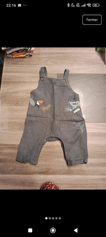 Salopette petit Béguin 3 ans