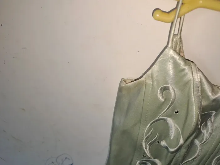 Très belle robe de soirée vintage Verte - photo numéro 7