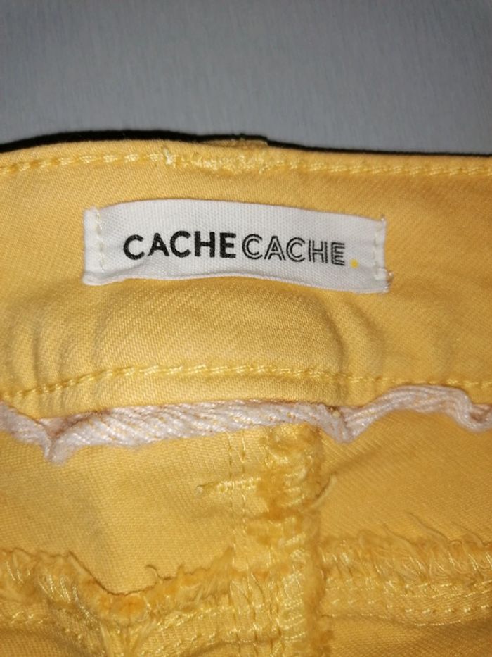 Jeans jaune cache cache 34 - photo numéro 6