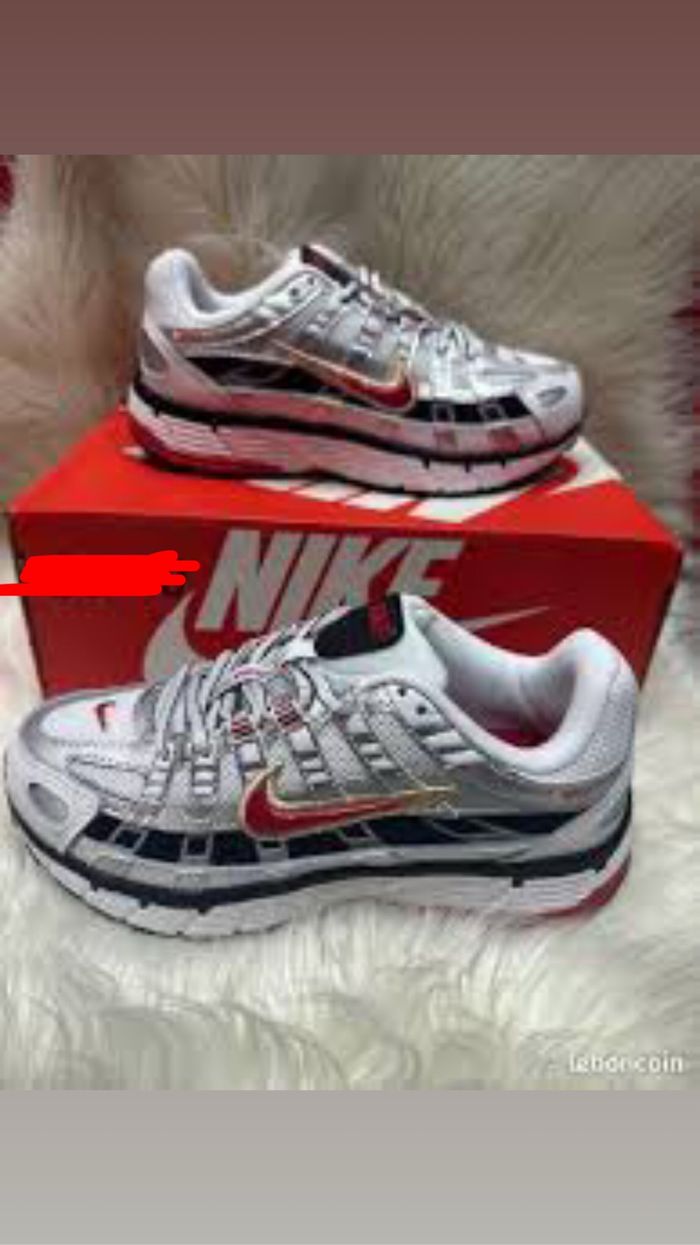 Nike p6000 rouge gris blanc enfant 33