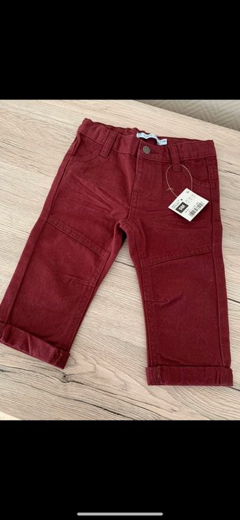 Pantalon bordeaux