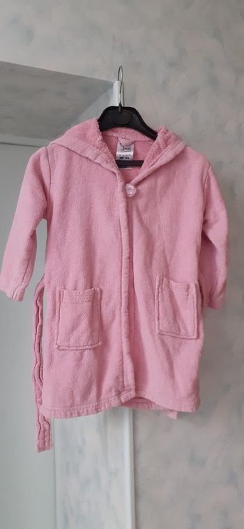 Peignoir éponge fille 3 -4 ans