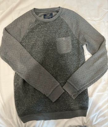 Pull homme gris