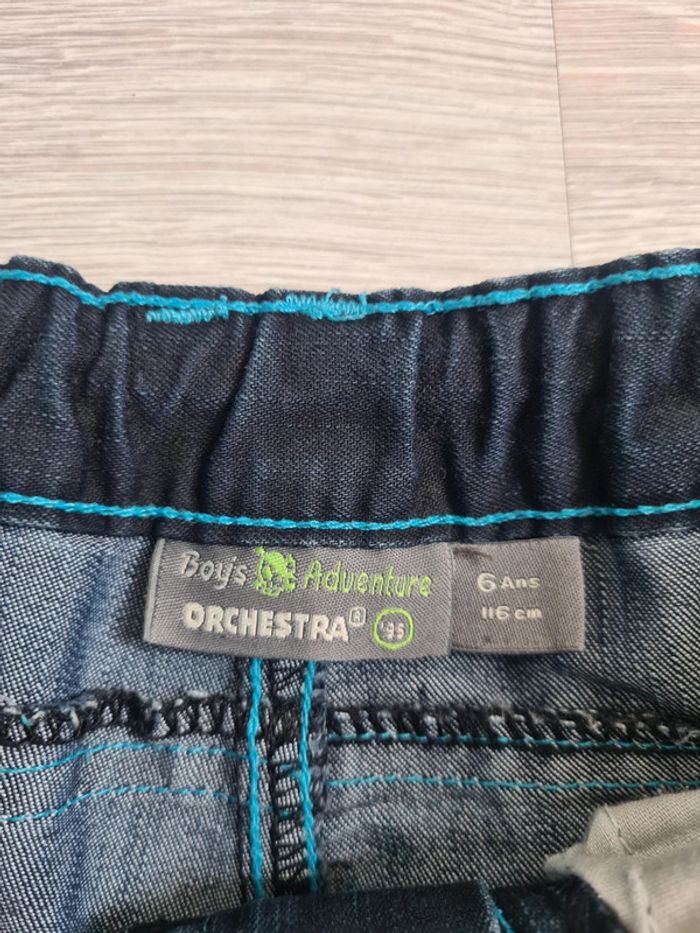 Short marine et turquoise 6 ans Orchestra Taille réglable - photo numéro 3