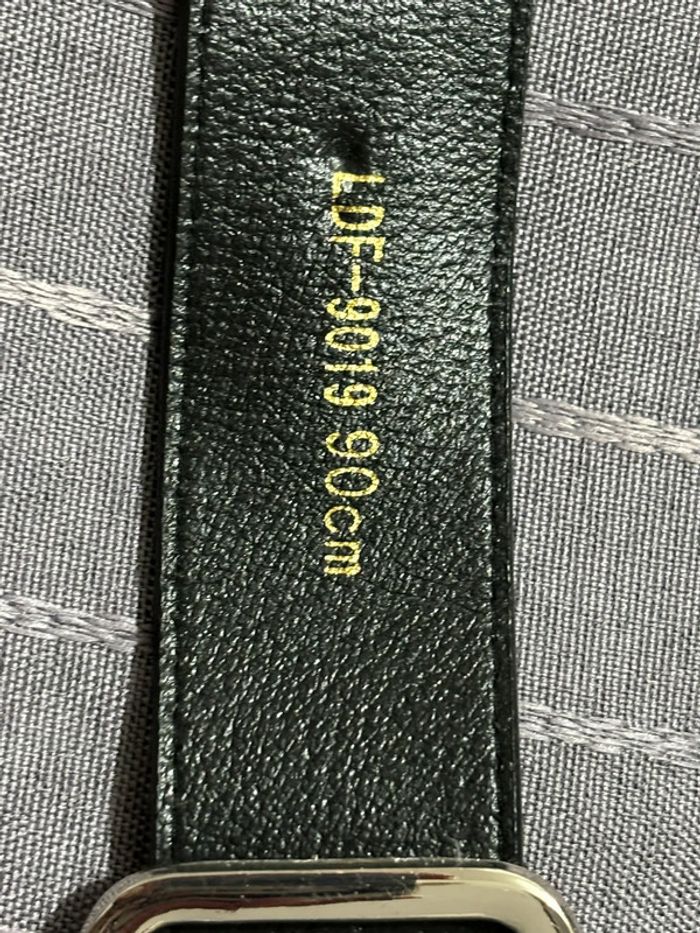 Superbe ceinture noire gothique/rock avec clous et anneaux et clous 90 cm neuve - photo numéro 12
