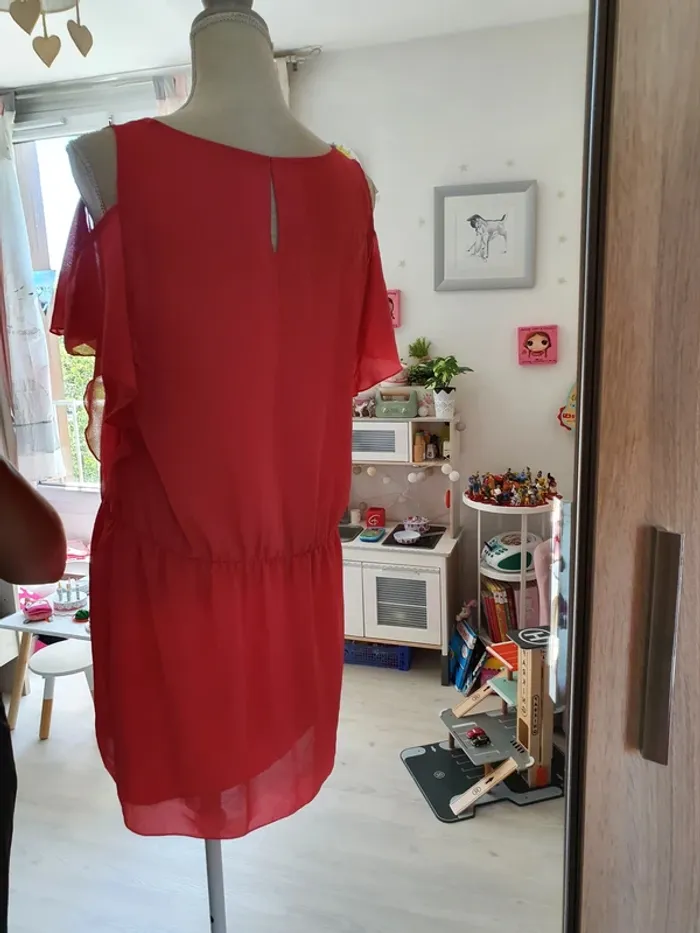 Robe rose corail noa B taille 42 XL - photo numéro 4