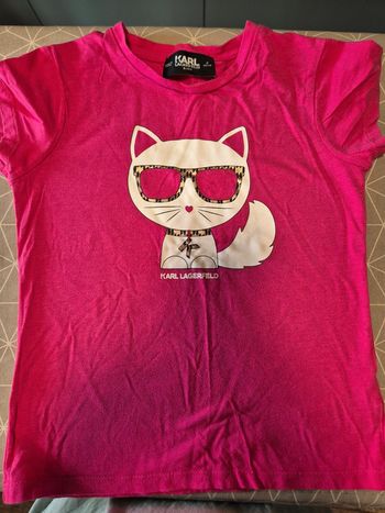 T-shirt Karl Lagerfeld fushia