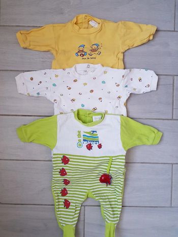 Lot pyjamas mixte  léger taille naissance