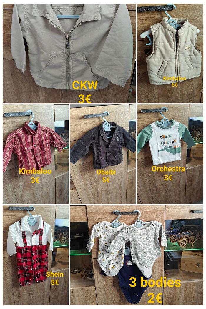 Lot hauts manches longues