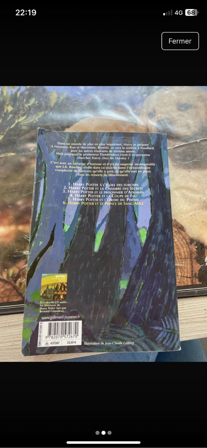 Livré Harry potter et le prince de sang mêlé - photo numéro 2