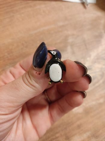 Broche oiseau pingouin manchots