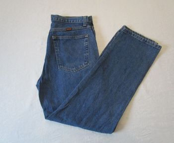 Jeans Rustler by Wrangler homme 100% coton coupe droite straight leg Taille 42 W33 L30 Bleu (J263)