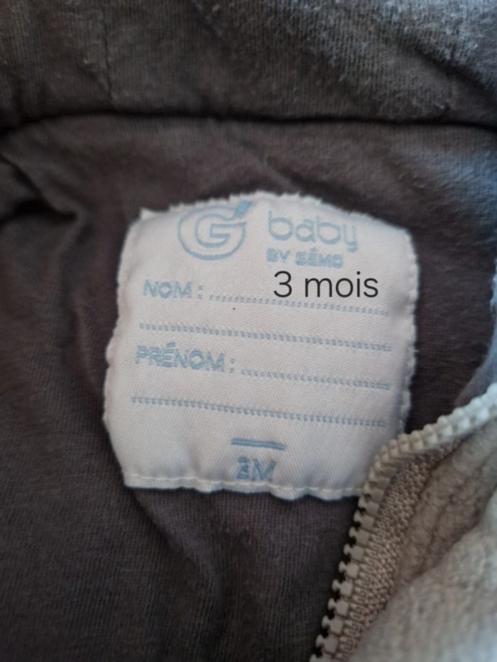 Manteau et écharpe 3 mois - photo numéro 3