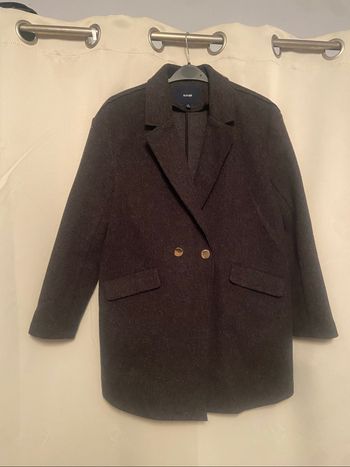 Manteau gris chiné