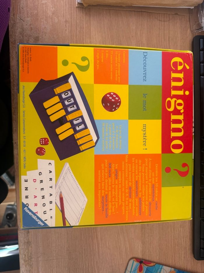 Jeu «Énigmo»