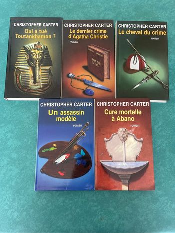 Lot de 5 livres  enquête policière