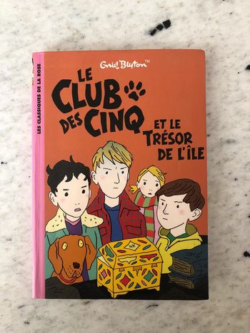 Livre Le club des cinq et le trésor de l’île