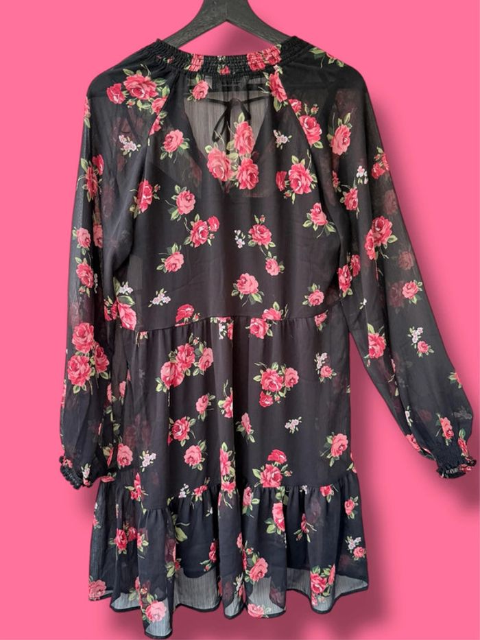 Robe tunique fleurie Stradivarius - photo numéro 3