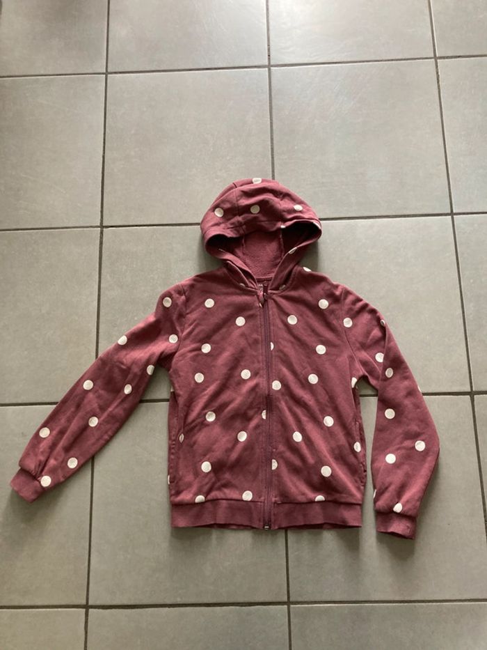 Sweat zippé kiabi 10 ans