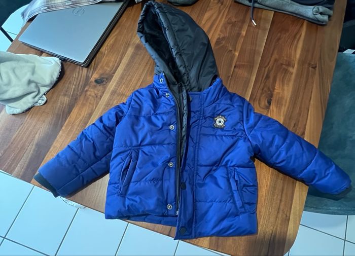 Blouson hiver ikks bleu 2 ans